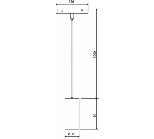 Трековый подвесной магнитный светильник Elektrostandard Slim magnetic 85518/01 4690389195129 a063425