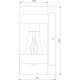 Уличный настенный светильни Elektrostandard Falcon 35167/D темно-коричневый4690389195273 a063466