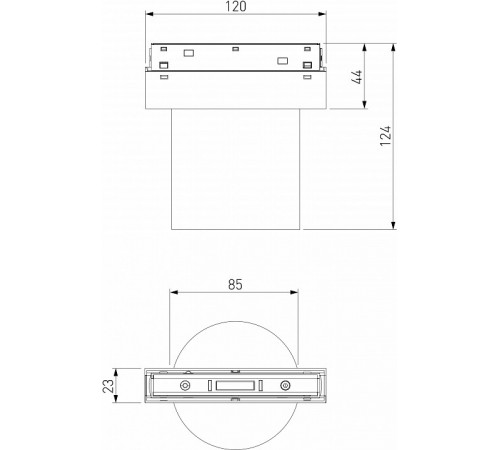 Трековый магнитный светильник Elektrostandard Slim magnetic 85053/01 4690389195150 a063494 Трековый магнитный светильник Elektrostandard Slim magnetic 85053/01 4690389195150 a063494