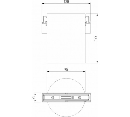 Трековый магнитный светильник Elektrostandard Slim magnetic 85054/01 4690389195167 a063495 Трековый магнитный светильник Elektrostandard Slim magnetic 85054/01 4690389195167 a063495