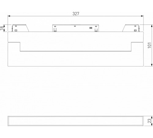 Трековый магнитный светильник Elektrostandard Slim Magnetic 4690389195419 a063544 Трековый магнитный светильник Elektrostandard Slim Magnetic 4690389195419 a063544