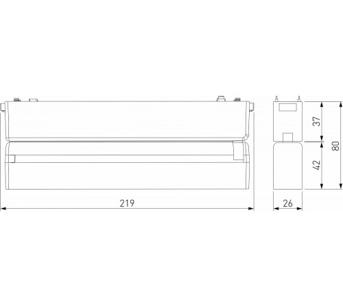Трековый магнитный светильник Elektrostandard Flat magnetic 4690389198526 a063707