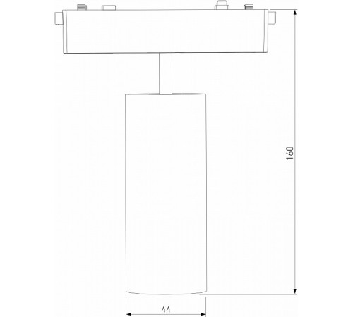 Трековый магнитный светильник Elektrostandard Flat magnetic 4690389197185 a063712