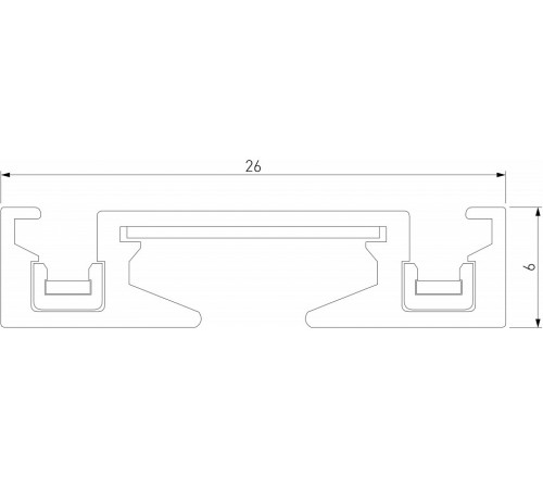 Шинопровод накладной Elektrostandard Flat magnetic 4690389198779 a063722