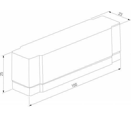 Короб для сетевого шнура Elektrostandard Flat magnetic 4690389198823 a063735