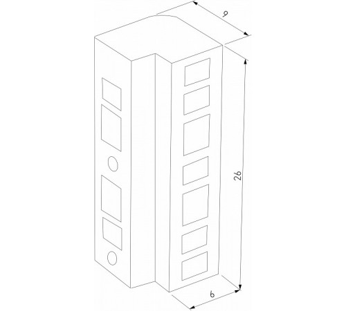 Коннектор угловой внутренний для шинопровода Elektrostandard Flat magnetic 4690389198847 a063737 Коннектор угловой внутренний для шинопровода Elektrostandard Flat magnetic 4690389198847 a063737