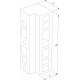 Коннектор угловой внутренний для шинопровода Elektrostandard Flat magnetic 4690389198847 a063737
