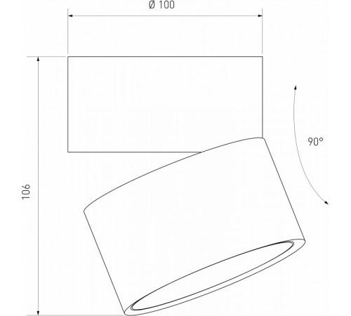Накладной спот Elektrostandard Klips 4690389196690 a063936