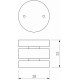 Коннектор круглый шарнирный для шинопровода Elektrostandard Slim Magnetic 4690389198694 a063966