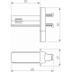 Соединитель для круглого шарнирного коннектора Elektrostandard Slim Magnetic 4690389198687 a063967