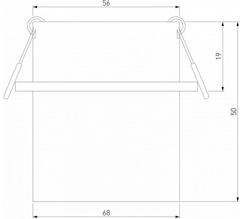 Встраиваемый светильник Elektrostandard Moll 4690389199448 a064244