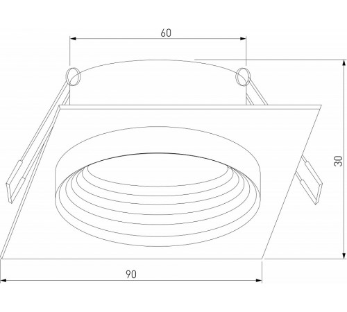 Встраиваемый светильник Elektrostandard Senso 4690389198540 a064248 Встраиваемый светильник Elektrostandard Senso 4690389198540 a064248