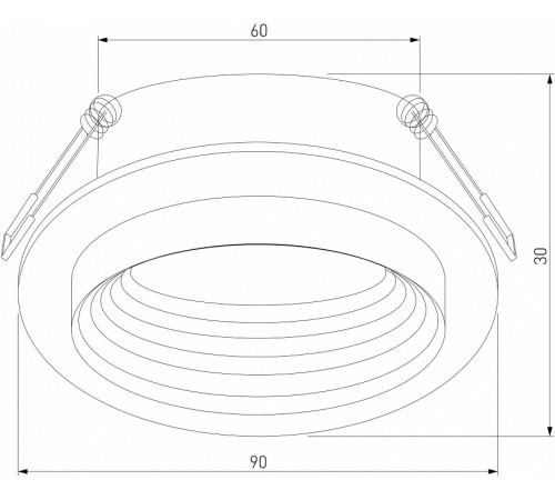 Встраиваемый светильник Elektrostandard Senso 4690389198601 a064251 Встраиваемый светильник Elektrostandard Senso 4690389198601 a064251