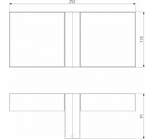 Уличный настенный светильник Elektrostandard Twin 4690389199646 a064384 Уличный настенный светильник Elektrostandard Twin 4690389199646 a064384