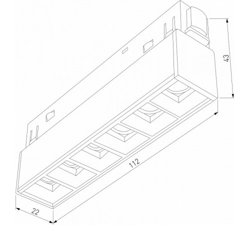 Трековый магнитный светильник Elektrostandard Slim Magnetic 4690389199547 a064528 Трековый магнитный светильник Elektrostandard Slim Magnetic 4690389199547 a064528