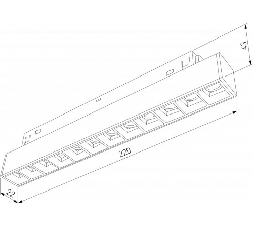 Трековый магнитный светильник Elektrostandard Slim Magnetic 4690389199585 a064529 Трековый магнитный светильник Elektrostandard Slim Magnetic 4690389199585 a064529