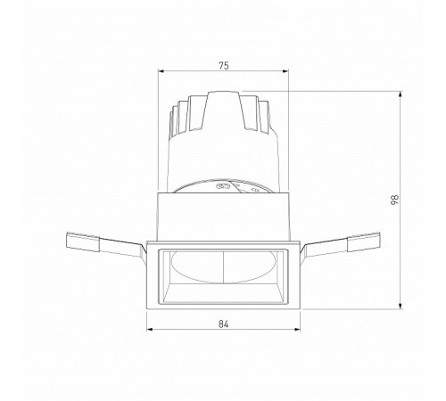 Встраиваемый светильник Elektrostandard Inline 4690389200540 a064614 Встраиваемый светильник Elektrostandard Inline 4690389200540 a064614