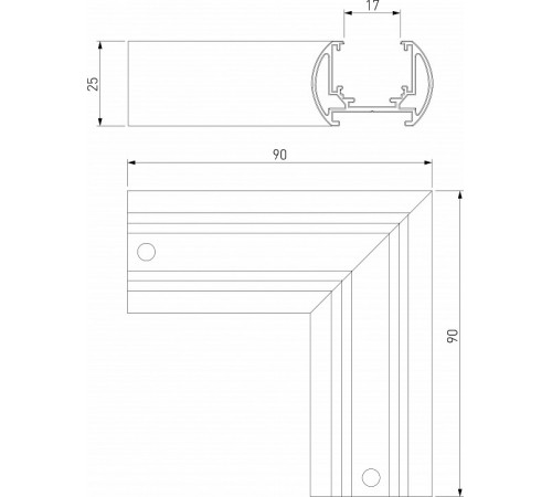 Коннектор угловой накладной Elektrostandard Slim Magnetic 4690389202544 85135/00 a065259 Коннектор угловой накладной Elektrostandard Slim Magnetic 4690389202544 85135/00 a065259