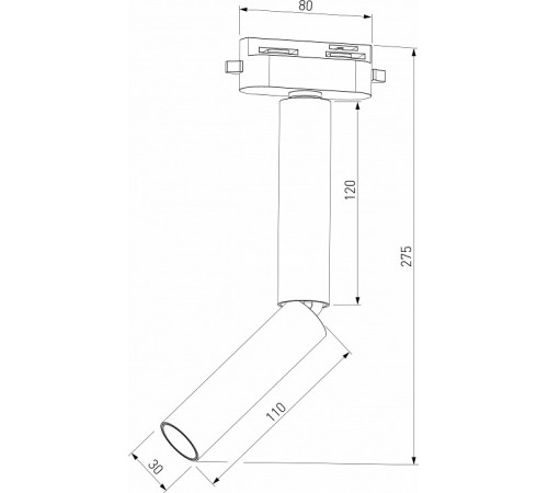 Трековый однофазный светильник Elektrostandard Pika 4690389201530 85112/01 a065275