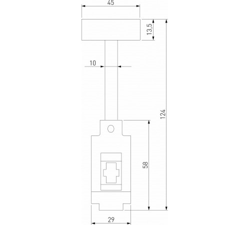 Декоративная стойка с вводом питания Elektrostandard Esthetic Magnetic 4690389202162 85141/00 a065433