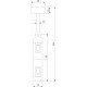 Декоративная стойка двойная Elektrostandard Esthetic Magnetic 4690389202094 85144/00 a065436