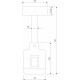 Декоративная стойка с коннектором Elektrostandard Esthetic Magnetic 4690389202308 85145/00 a065437