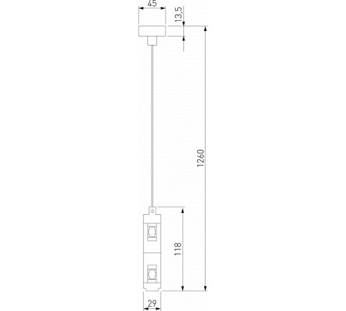Набор для подвеса двойной Elektrostandard Esthetic Magnetic 4690389202346 85156/00 a065440