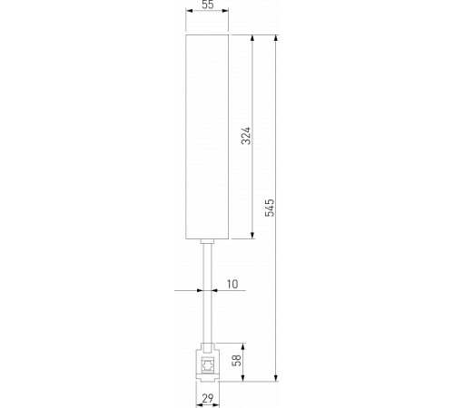 Декоративная стойка с вводом питания Elektrostandard Esthetic Magnetic 4690389202193 85146/00 a065442 Декоративная стойка с вводом питания Elektrostandard Esthetic Magnetic 4690389202193 85146/00 a065442