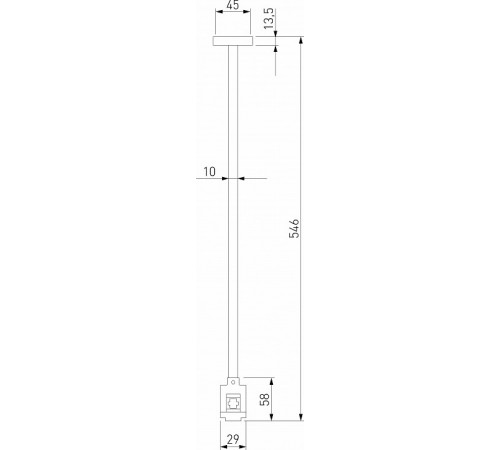 Декоративная стойка с вводом питания Elektrostandard Esthetic Magnetic 4690389202247 85147/00 a065443 Декоративная стойка с вводом питания Elektrostandard Esthetic Magnetic 4690389202247 85147/00 a065443