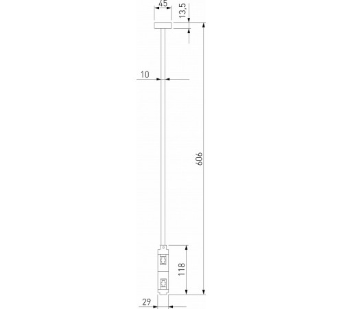 Декоративная стойка двойная Elektrostandard Esthetic Magnetic 4690389202117 85150/00 a065446 Декоративная стойка двойная Elektrostandard Esthetic Magnetic 4690389202117 85150/00 a065446