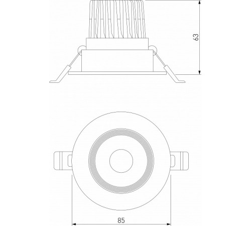 Встраиваемый светильник Elektrostandard Even 4690389203398 25094/LED a065459 Встраиваемый светильник Elektrostandard Even 4690389203398 25094/LED a065459
