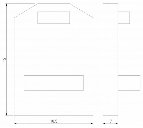 Заглушка для шинопровода (2 шт.) Elektrostandard Mini Magnetic 4690389202421 85174/00 a065634