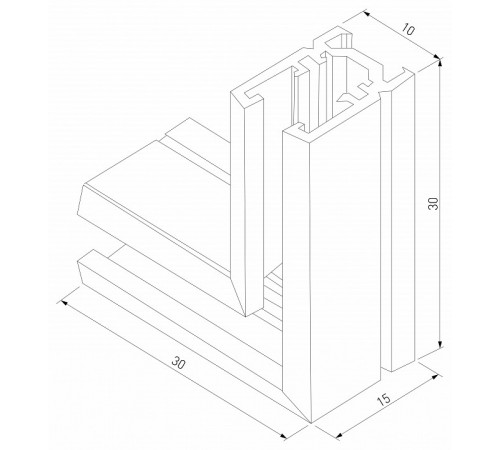 Коннектор угловой Elektrostandard Mini Magnetic 4690389202469 85179/00 a065639