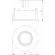 Встраиваемый светильник Elektrostandard Artis 4690389204210 25096/LED a066135