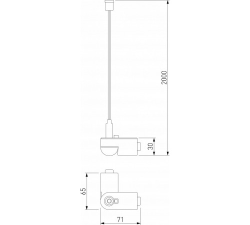 Набор подвеса угловой с вводом питания Elektrostandard Module System 4690389204708 85195/00 a066232