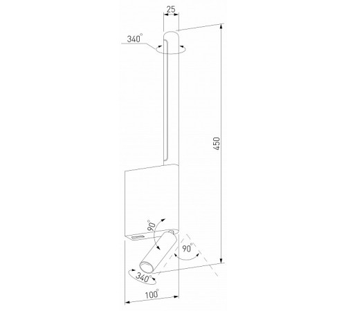 Настенный светильник Elektrostandard Sarca 4690389204739 40111/LED a066401