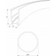 Шинопровод накладной радиусный Elektrostandard Slim Magnetic 4690389205033 85160/00 a066497