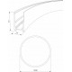 Шинопровод накладной радиусный Elektrostandard Slim Magnetic 4690389205026 85161/00 a066498