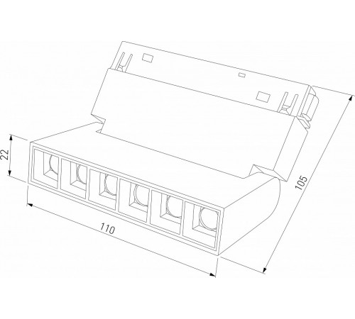 Трековый магнитный светильник Elektrostandard Slim Magnetic 4690389204784 85194/01 a066586