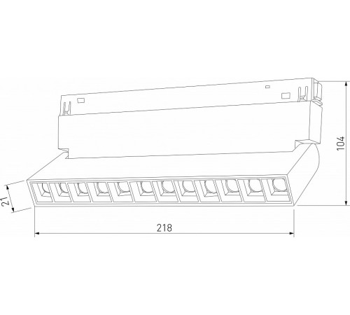 Трековый магнитный светильник Elektrostandard Slim Magnetic 4690389204791 85195/01 a066587 Трековый магнитный светильник Elektrostandard Slim Magnetic 4690389204791 85195/01 a066587