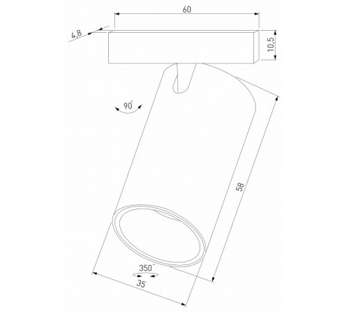 Трековый магнитный светильник Elektrostandard Mini Magnetic 85201/01 4690389206184 a067273 Трековый магнитный светильник Elektrostandard Mini Magnetic 85201/01 4690389206184 a067273