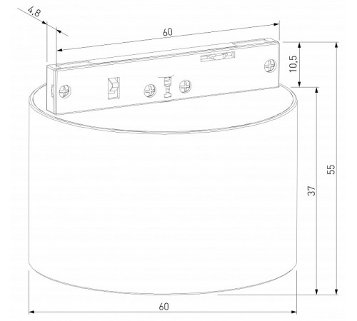 Трековый магнитный светильник Elektrostandard Mini Magnetic 85206/01 4690389206238 a067278