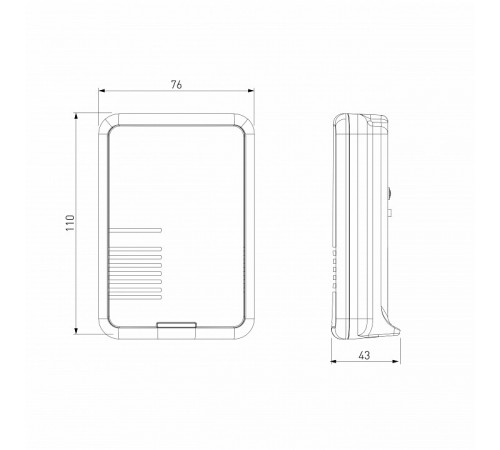 Звонок беспроводной Elektrostandard DBQ02M WL 36M IP44 V2 Клетка 4690389206535 a067341 Звонок беспроводной Elektrostandard DBQ02M WL 36M IP44 V2 Клетка 4690389206535 a067341