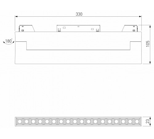 Трековый магнитный светильник Elektrostandard Slim Magnetic 4690389206498 85209/01 a067371