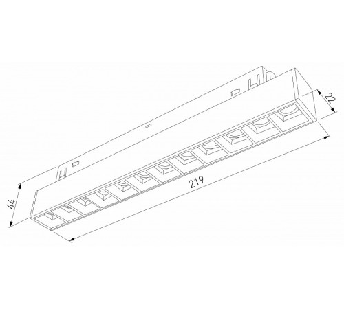 Трековый магнитный светильник Elektrostandard Slim Magnetic 4690389206474 85005/01 a067376