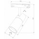 Трековый магнитный светильник Elektrostandard Slim Magnetic 4690389206511 85012/01 a067379