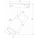 Трековый магнитный светильник Elektrostandard Slim Magnetic 4690389206528 85013/01 a067380