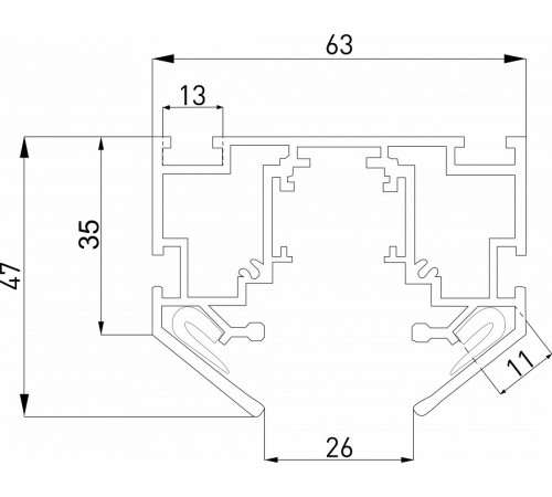 Шинопровод Elektrostandard Slim Magnetic 4690389206559 85204/00 a067412 Шинопровод Elektrostandard Slim Magnetic 4690389206559 85204/00 a067412