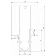 Коннектор угловой внутренний для встраиваемого шинопровода Elektrostandard Slim Magnetic 4690389206719 85213/00 a067507