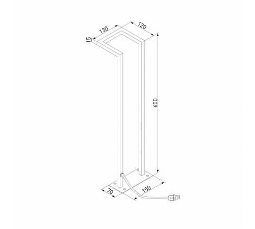 Ландшафтный светильник Elektrostandard Stels 35180/S 4690389208935 a067901 Ландшафтный светильник Elektrostandard Stels 35180/S 4690389208935 a067901